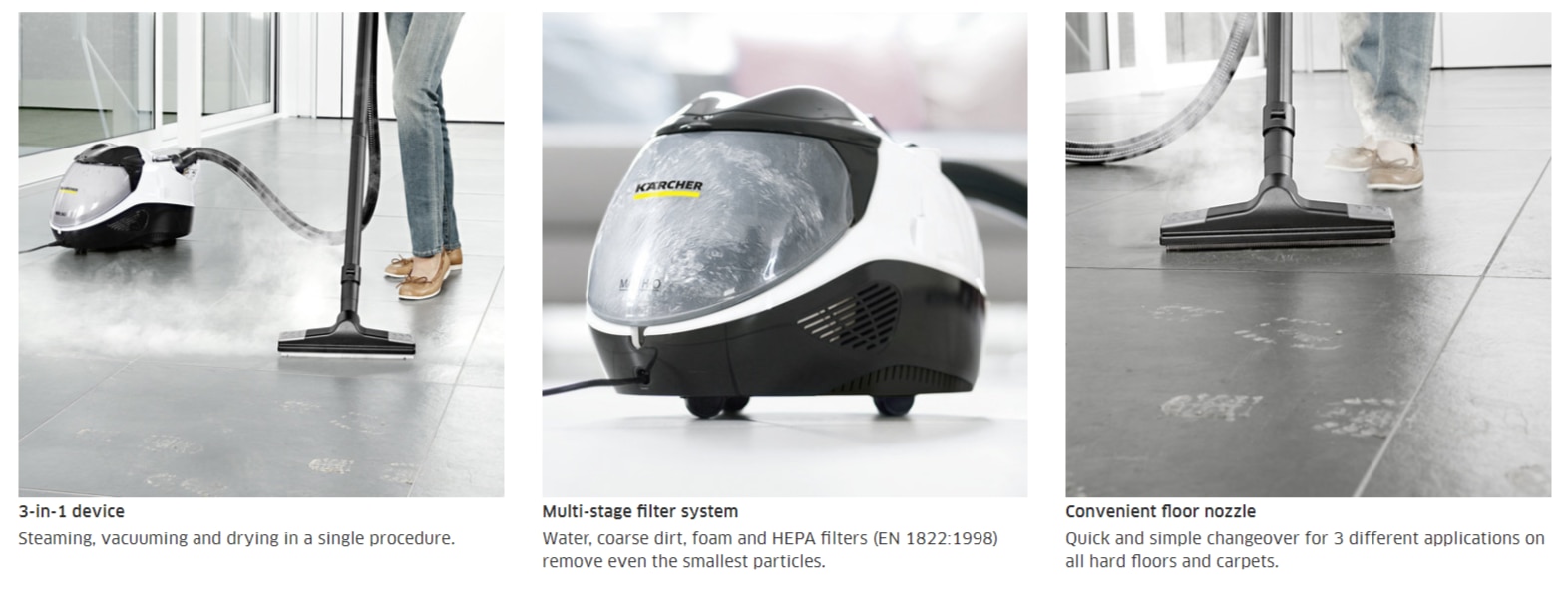 KARCHER SV7 Steam Vacuum Cleaner